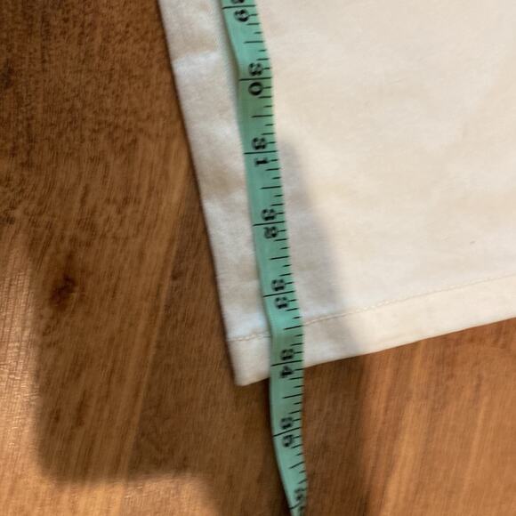 St. John Couture Women’s White Bootcut Jeans w/ Brown Lace Fringe Back Pockets - Picture 14 of 15